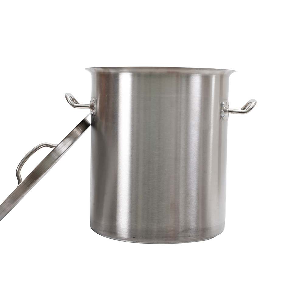 No Rim/Band Stainless Steel Pot