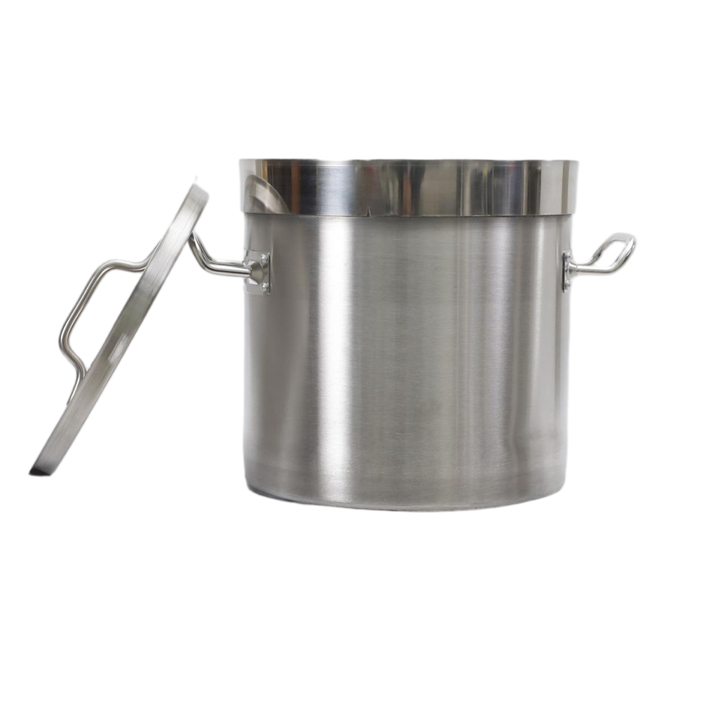 Straight-Sided With Rim/Band Stainless Steel Pot