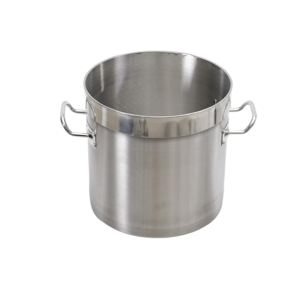 Straight-Sided With Rim/Band Stainless Steel Pot