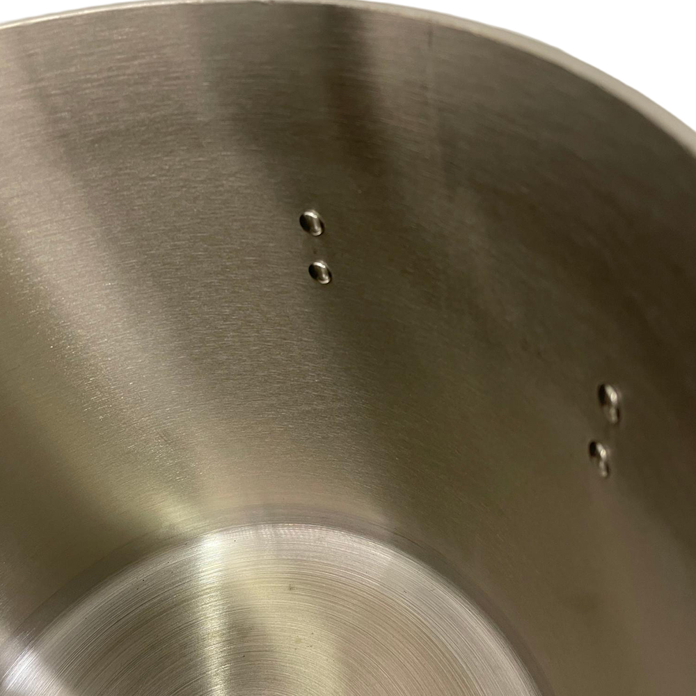 Straight-Sided With Rim/Band Stainless Steel Pot