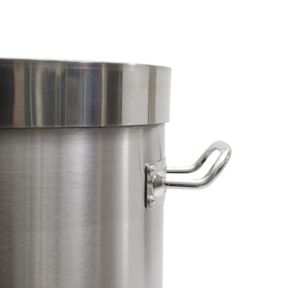 Straight-Sided With Rim/Band Stainless Steel Pot