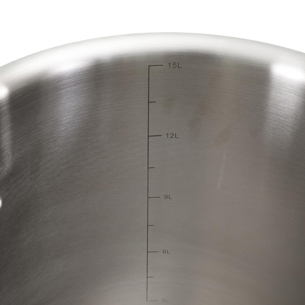 Straight-Sided With Rim/Band Stainless Steel Pot