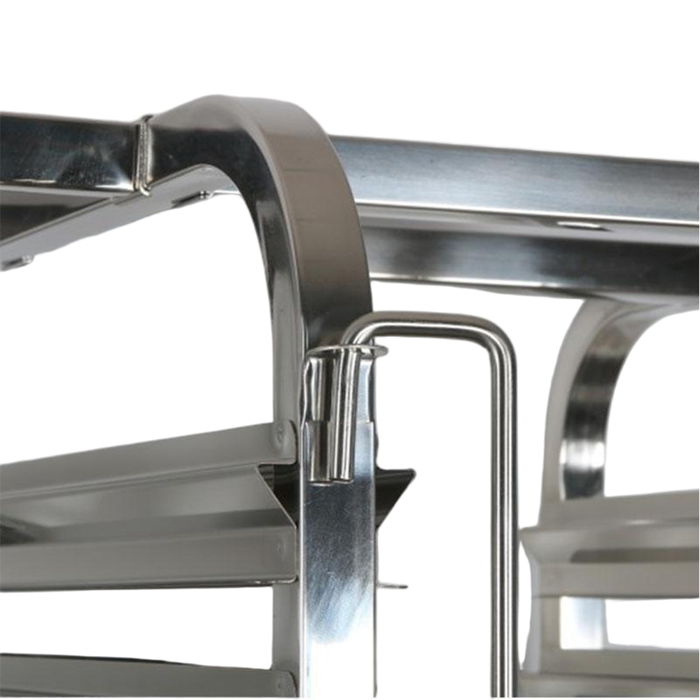 Stainless Steel Double-Row Gastronorm Pan Rack