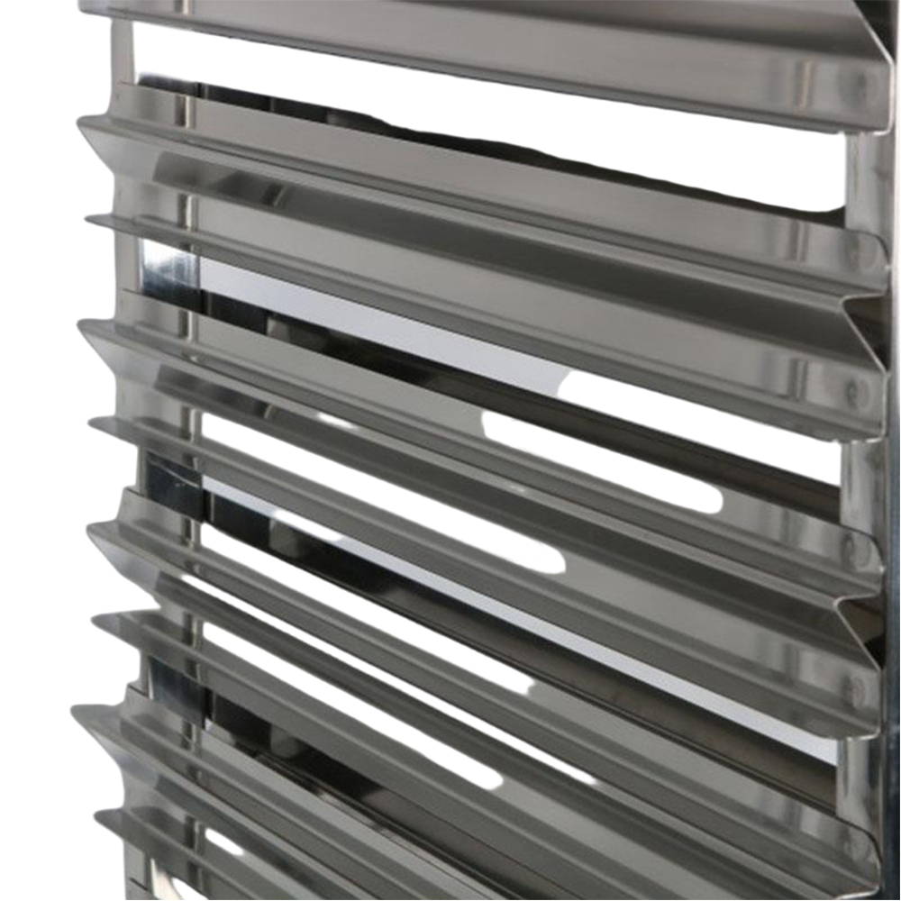 Stainless Steel Double-Row Gastronorm Pan Rack