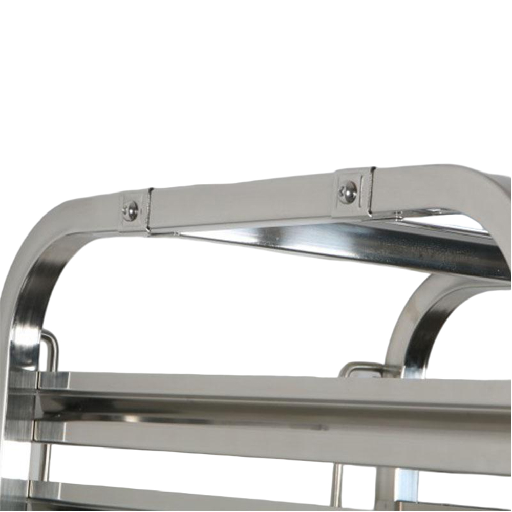 Stainless Steel Double-Row Gastronorm Pan Rack