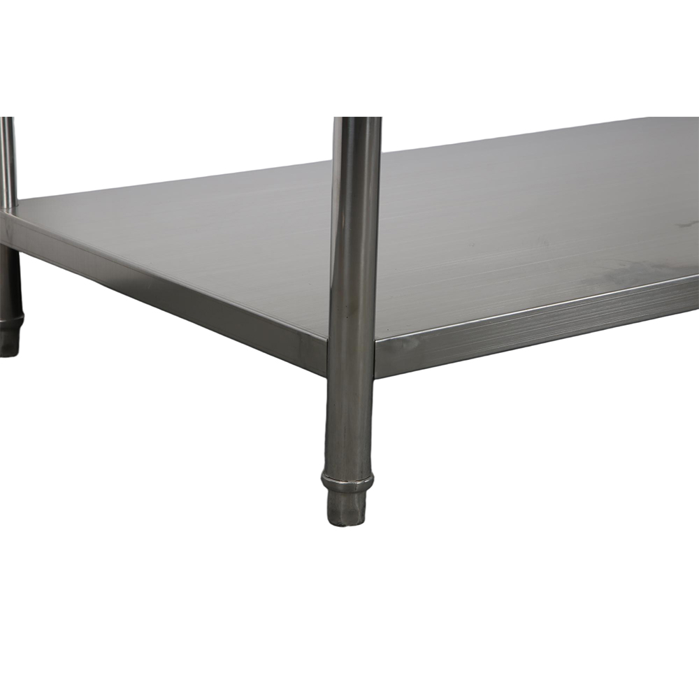 Stainless Steel Work Table With Back-Splash