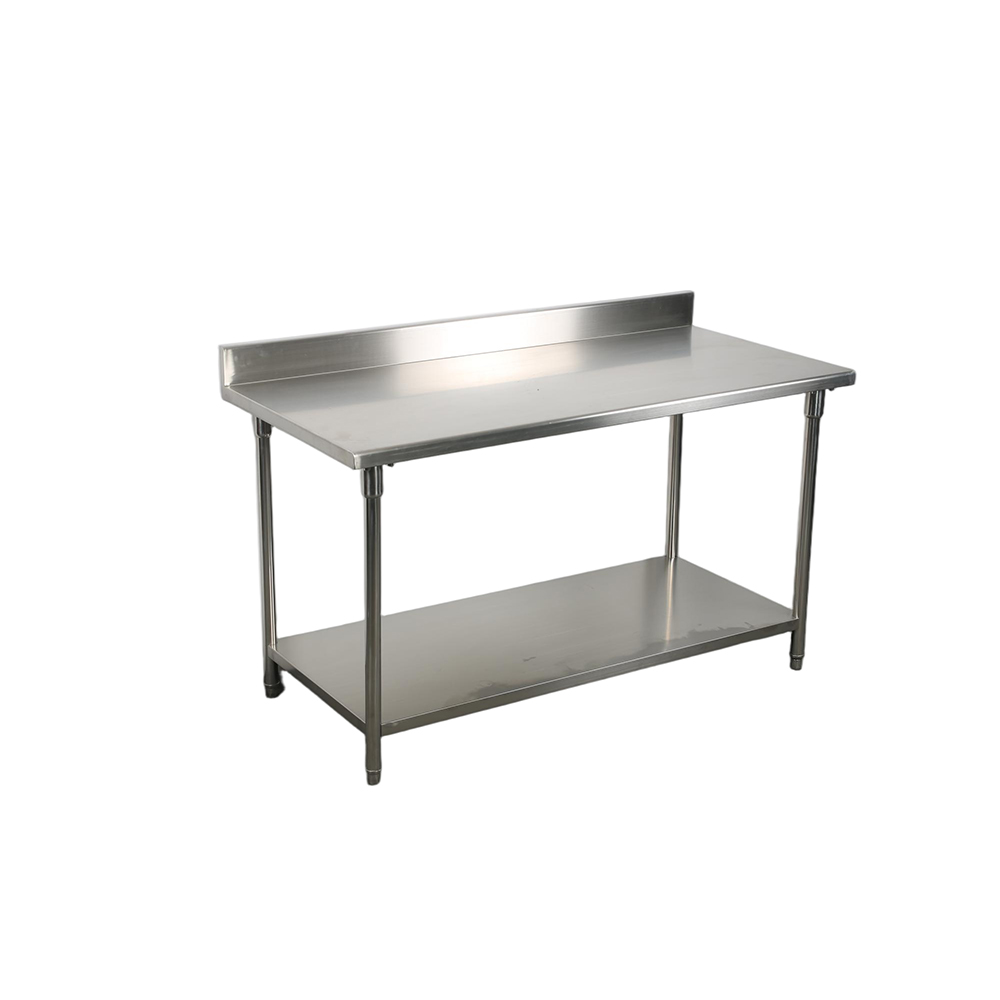 Stainless Steel Work Table With Back-Splash