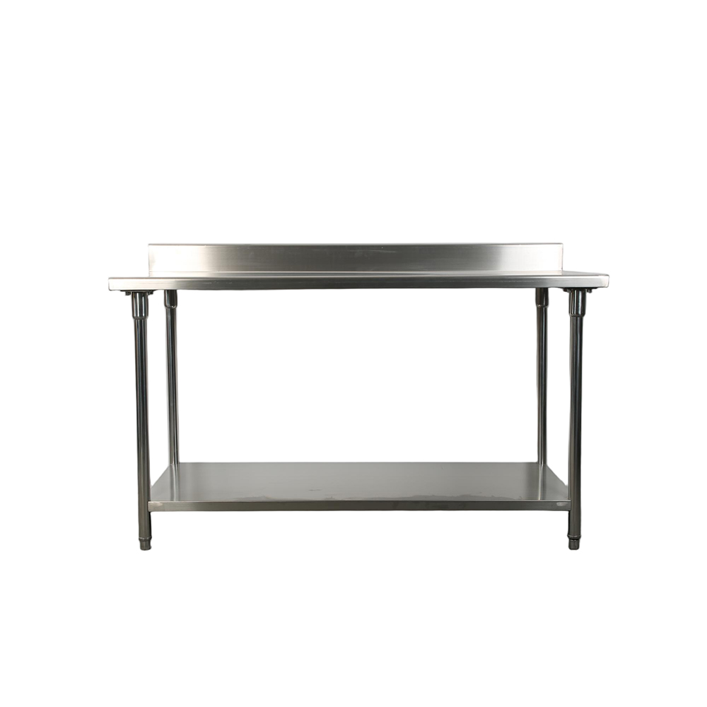 Stainless Steel Work Table With Back-Splash