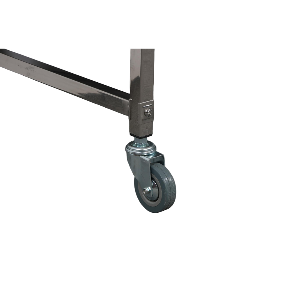 Stainless Steel Square Tube Collection Cart