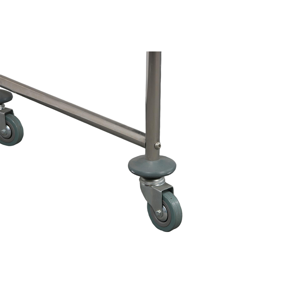 Stainless Steel Round-Tube Collection Cart