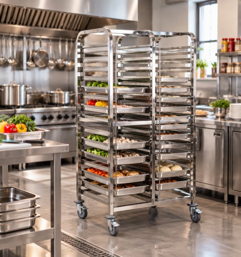 Stainless Steel Tray Trolley Series